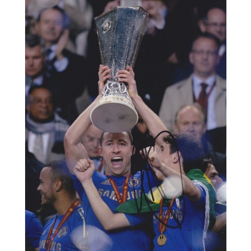 Gary Cahill Signed Chelsea Champions League 8x10 Photograph